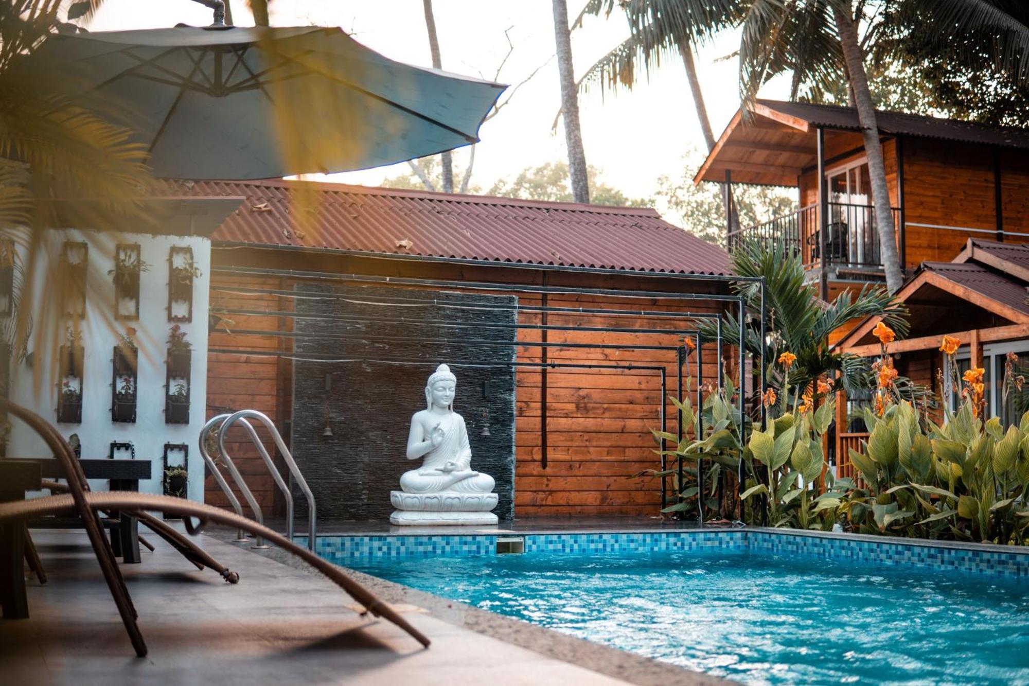 Tranquill Riverside Luxury Cottages With Bathtub, Candolim Exterior foto